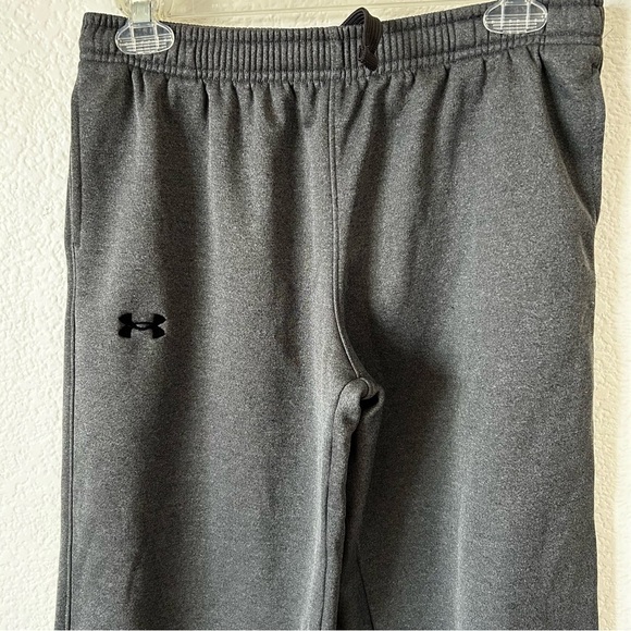 Under Armour Charcoal Wide Leg, Bootcut, Gym Joggers - Picture 2 of 9